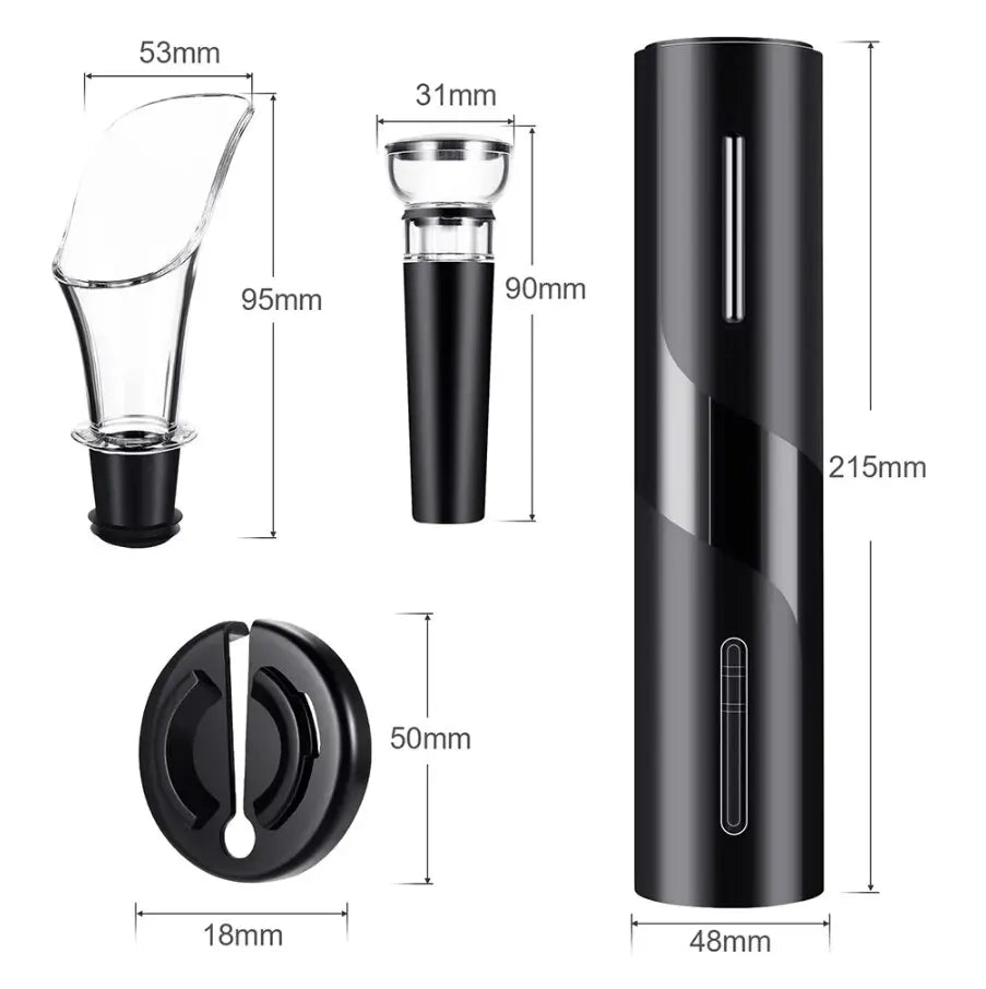 Electric Wine Opener Set (4 pcs)