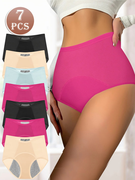 7-Pack Women’s Incontinence Underwear (Leak-Proof & Washable)